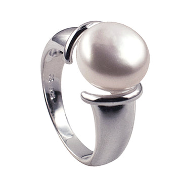 Pearl Ring in Sterling Silver